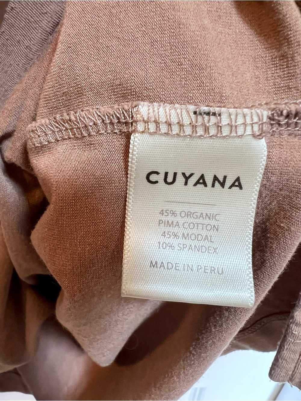 Cuyana Women’s Taupe Brown Boxy Crewneck Tee XL - Picture 3 of 5